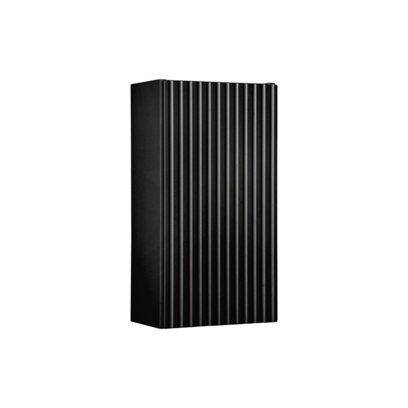 Dulap suspendat Nova Black, MDF, PAL melaminat, negru mat, 1 usa, L.30 cm, NOVA BLACK D 83-30-1D(W83-01D)