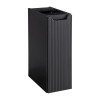 Dulap lateral Nova Black, MDF, PAL melaminat, negru mat, 1 usa, H.57 cm, NOVA BLACK D2 81-20-1D(W81-01D)