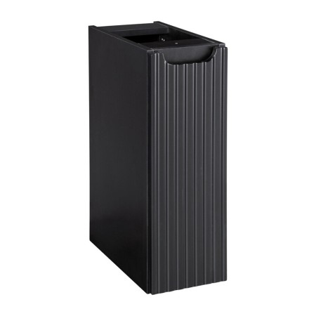 Dulap lateral Nova Black, MDF, PAL melaminat, negru mat, 1 usa, H.57 cm, NOVA BLACK D2 81-20-1D(W81-01D)