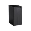 Dulap lateral Nova Black, MDF, PAL melaminat, negru mat, 1 usa, L.30 cm, NOVA BLACK D2 81-30-1D(W81-01D)