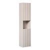 Dulap inalt Nova Cashmere, MDF, PAL melaminat, cashmir mat, 2 usi, H.140 cm, NOVA CASHMERE 80-03-2D