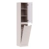 Dulap inalt cu cos de rufe Nova Cashmere, MDF, PAL melaminat, cashmir mat, 1 usa, H.180 cm, NOVA CASHMERE 80-35-1D1DK