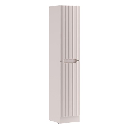 Dulap inalt cu cos de rufe Nova Cashmere, MDF, PAL melaminat, cashmir mat, 1 usa, H.180 cm, NOVA CASHMERE 80-35-1D1DK