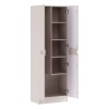 Dulap inalt Nova Cashmere, MDF, PAL melaminat, cashmir mat, 2 usi, H.180 cm, NOVA CASHMERE 80-60-2D