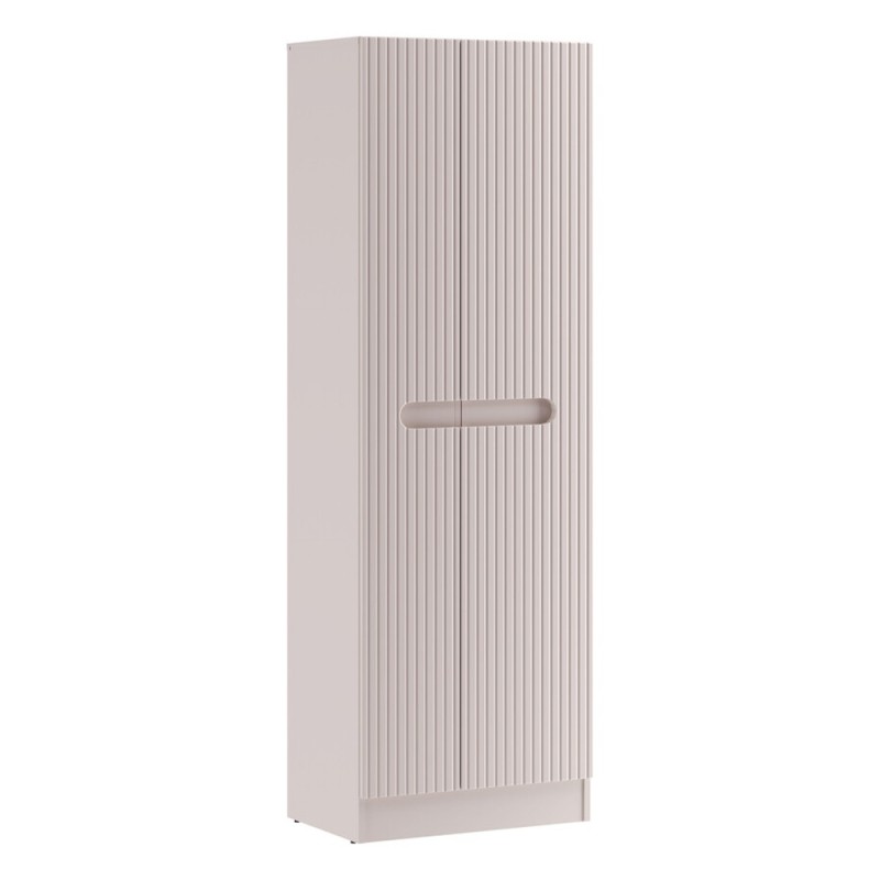 Dulap inalt Nova Cashmere, MDF, PAL melaminat, cashmir mat, 2 usi, H.180 cm, NOVA CASHMERE 80-60-2D