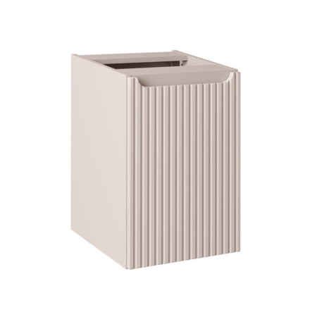 Dulap lavoar cu cos de rufe Nova Cashmere, MDF, PAL melaminat, cashmir mat, 1 usa, L.40 cm, NOVA CASHMERE 81-40-1DK