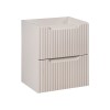 Dulap lavoar Nova Cashmere, MDF, PAL melaminat, cashmir mat, 2 sertare, L.50 cm, NOVA CASHMERE 82-50-2S