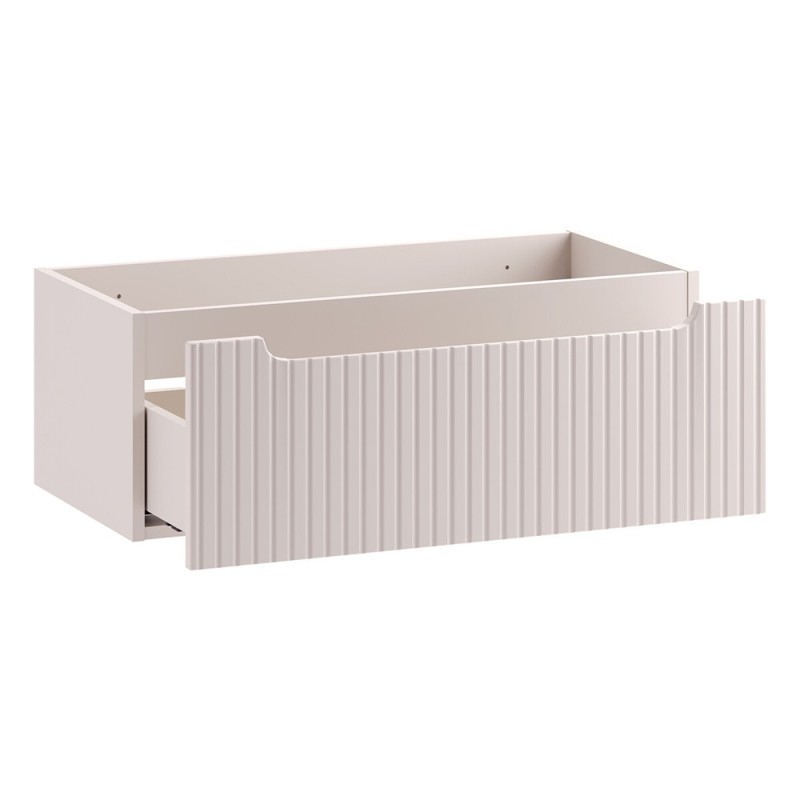 Dulap lavoar Nova Cashmere, MDF, PAL melaminat, cashmir mat, 1 sertar, L.80 cm, NOVA CASHMERE 82-80-40-1S