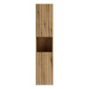 Dulap inalt Nova Coast Evoke, MDF, PAL melaminat, stejar evoke, 2 usi, H.140 cm, NOVA COAST EVOKE 80-30-2D