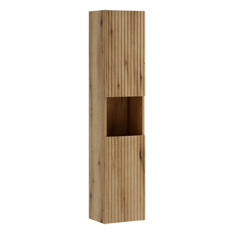 Dulap inalt Nova Coast Evoke, MDF, PAL melaminat, stejar evoke, 2 usi, H.140 cm, NOVA COAST EVOKE 80-30-2D