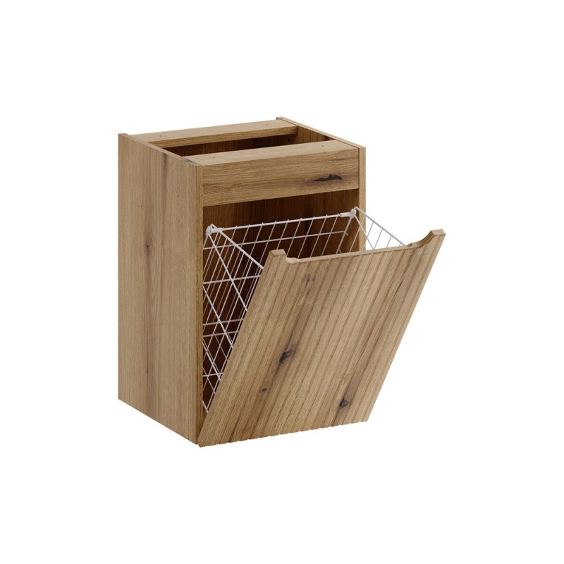 Dulap lavoar cu cos de rufe Nova Coast Evoke, MDF, PAL melaminat, stejar evoke, L.40 cm, NOVA COAST EVOKE 81-40-39-1DK