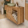 Dulap lavoar cu cos de rufe Nova Coast Evoke, MDF, PAL melaminat, stejar evoke, L.40 cm, NOVA COAST EVOKE 81-40-39-1DK