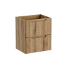 Dulap lavoar Nova Coast Evoke, MDF, PAL melaminat, stejar evoke, 2 sertare, L.50 cm, NOVA COAST EVOKE 82-50-40-2S