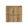Dulap lavoar Nova Coast Evoke, MDF, PAL melaminat, stejar evoke, 2 sertare, L.60 cm, NOVA COAST EVOKE 82-60-40-2S