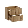 Dulap lavoar Nova Coast Evoke, MDF, PAL melaminat, stejar evoke, 2 sertare, L.60 cm, NOVA COAST EVOKE 82-60-40-2S