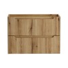 Dulap lavoar Nova Coast Evoke, MDF, PAL melaminat, stejar evoke, 2 sertare, L.80 cm, NOVA COAST EVOKE 82-80-40-2S