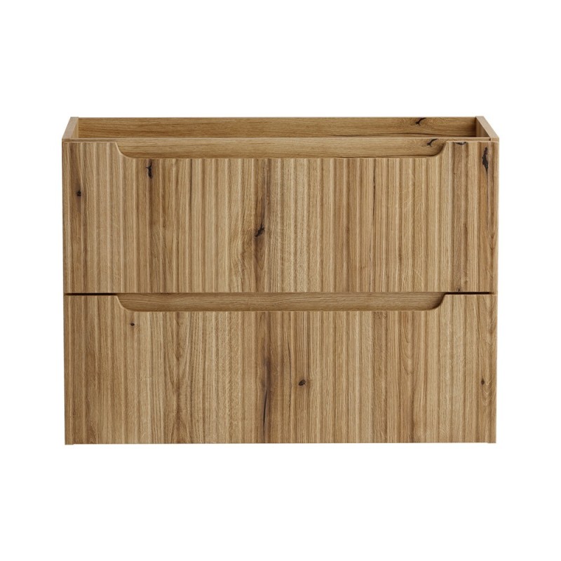 Dulap lavoar Nova Coast Evoke, MDF, PAL melaminat, stejar evoke, 2 sertare, L.80 cm, NOVA COAST EVOKE 82-80-40-2S