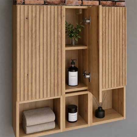 Dulap superior Nova Coast Evoke, MDF, PAL melaminat, stejar evoke, 1 usa, L.20 cm, NOVA COAST EVOKE 83-20-1D
