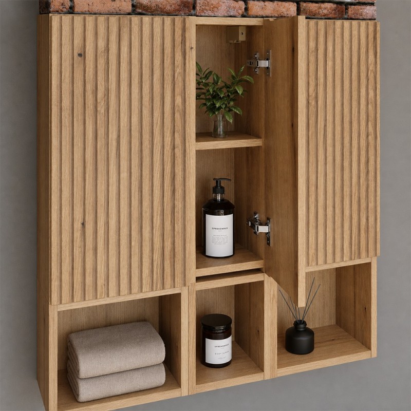 Dulap superior Nova Coast Evoke, MDF, PAL melaminat, stejar evoke, 1 usa, L.20 cm, NOVA COAST EVOKE 83-20-1D
