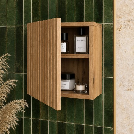 Dulap superior Nova Coast Evoke Qubik, MDF, PAL melaminat, stejar evoke, 1 usa, 30X30 cm, NOVA COAST EVOKE 83-30-1DQ