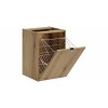 Dulap lavoar cu cos de rufe Nova Oak, PAL melaminat, stejar evoke, L.40 cm, NOVA OAK 81-40-1DK