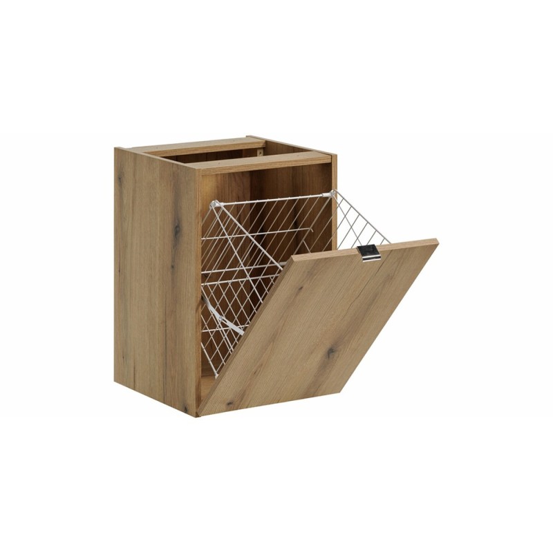 Dulap lavoar cu cos de rufe Nova Oak, PAL melaminat, stejar evoke, L.40 cm, NOVA OAK 81-40-1DK