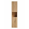 Dulap inalt Nova Oak, PAL melaminat, stejar evoke, 2 usi, H.140 cm, NOVA OAK A 80-03-2D(W80-01A)