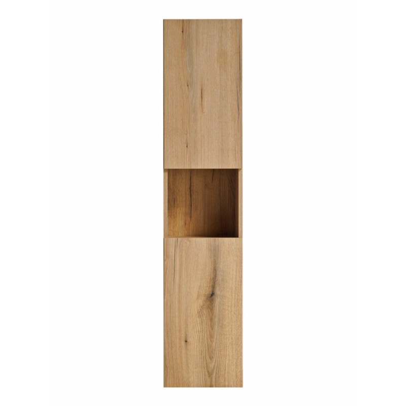 Dulap inalt Nova Oak, PAL melaminat, stejar evoke, 2 usi, H.140 cm, NOVA OAK A 80-03-2D(W80-01A)