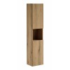 Dulap inalt Nova Oak, PAL melaminat, stejar evoke, 2 usi, H.140 cm, NOVA OAK A 80-03-2D(W80-01A)