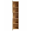 Dulap inalt Nova Oak, PAL melaminat, stejar evoke, 2 usi, H.140 cm, NOVA OAK A 80-03-2D(W80-01A)