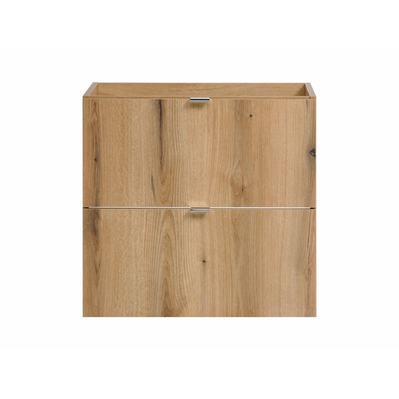 Dulap lavoar Nova Oak, PAL melaminat, stejar evoke, 2 sertare, L.60 cm, NOVA OAK A 82-60-2S