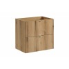 Dulap lavoar Nova Oak, PAL melaminat, stejar evoke, 2 sertare, L.60 cm, NOVA OAK A 82-60-2S