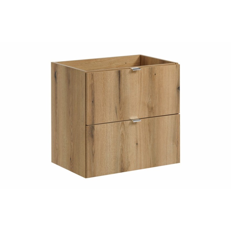 Dulap lavoar Nova Oak, PAL melaminat, stejar evoke, 2 sertare, L.60 cm, NOVA OAK A 82-60-2S