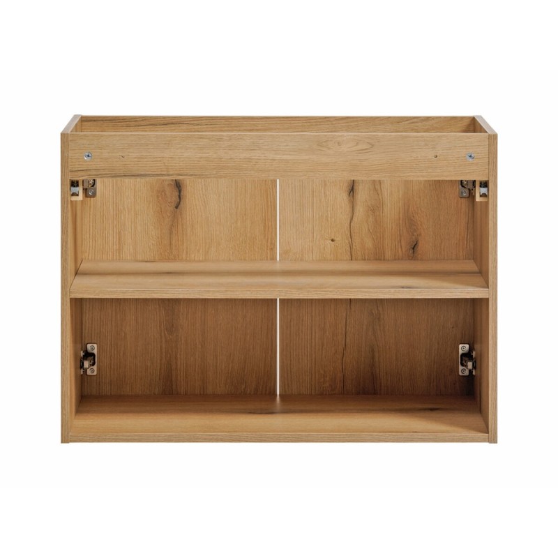 Dulap lavoar Nova Oak, PAL melaminat, stejar evoke, 2 usi, L.80 cm, NOVA OAK A 82-80-2D