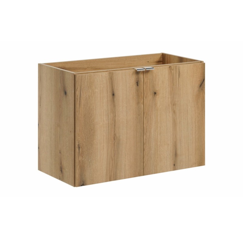 Dulap lavoar Nova Oak, PAL melaminat, stejar evoke, 2 usi, L.80 cm, NOVA OAK A 82-80-2D