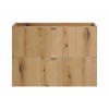 Dulap lavoar Nova Oak, PAL melaminat, stejar evoke, 2 sertare, L.80 cm, NOVA OAK A 82-80-2S