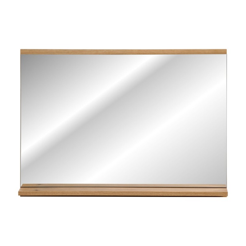 Oglinda baie Nova Oak, PAL melaminat, sticla, L.80 cm, NOVA OAK A 84-80