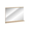 Oglinda baie Nova Oak, PAL melaminat, sticla, L.80 cm, NOVA OAK A 84-80