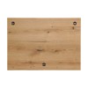 Oglinda baie Nova Oak, PAL melaminat, sticla, L.80 cm, NOVA OAK A 84-80