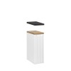 Dulap lateral Nova Cashmere, MDF, PAL melaminat, alb mat, L.20 cm, NOVA WHITE 81-20-1D