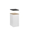 Dulap lateral Nova White, MDF, PAL melaminat, alb, 1 usa, H.57 cm, NOVA WHITE 81-30-1D