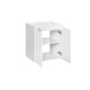 Dulap lavoar Nova White, MDF, PAL melaminat, alb, 2 usi, L.50 cm, NOVA WHITE 82-50-2D