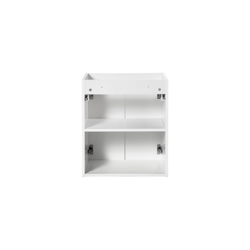 Dulap lavoar Nova White, MDF, PAL melaminat, alb, 2 usi, L.50 cm, NOVA WHITE 82-50-2D
