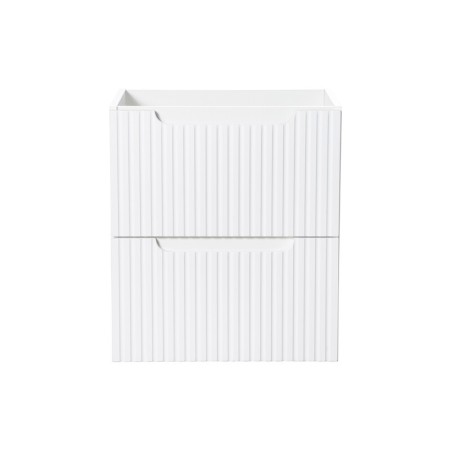 Dulap lavoar Nova White, MDF, PAL melaminat, alb, 2 sertare, L.50 cm, NOVA WHITE 82-50-2S