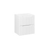 Dulap lavoar Nova White, MDF, PAL melaminat, alb, 2 sertare, L.50 cm, NOVA WHITE 82-50-2S