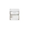 Dulap lavoar Nova White, MDF, PAL melaminat, alb, 2 sertare, L.50 cm, NOVA WHITE 82-50-2S