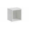 Raft superior Qubik, PAL melaminat, alb mat, L.26 cm, NOVA WHITE 83-27-Q