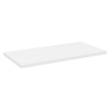 Blat Nova White, MDF, folie PVC, alb mat, L.80 cm, NOVA WHITE 89-80