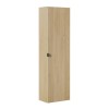 Dulap inalt Ovalia Cremona, MDF, PAL melaminat, stejar cremona, 1 usa, H.140 cm, OVALIA CREMONA 80-40-1D