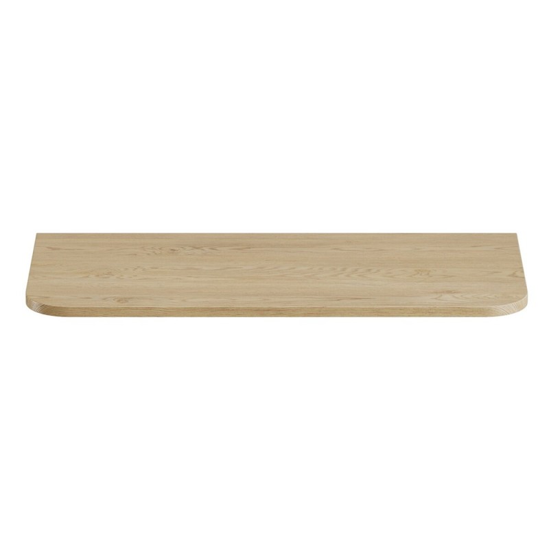 Blat de baie Ovalia Cremona, MDF, stejar cremona, L.100 cm, OVALIA CREMONA 89-100-46 M